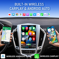 Autoradio pour Cadillac ATS CTS SRX Escalade 2008-2013, Carplay, navigation GPS, autoradio multimédia, écran tactile amélioré