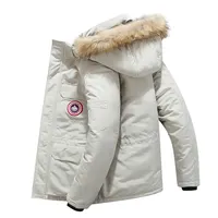 Hooded Goose Down Jacket for Men and Women, Puffer Coats