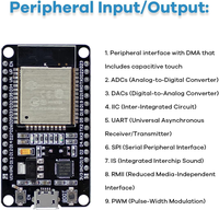 Kit dasar elektronik pintar, untuk ESP32 ESP-32S WiFi papan pengembangan dengan Tutorial yang kompatibel