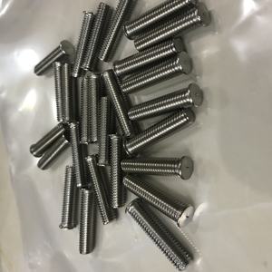 1/4 \ "-20X1/2 flangiato condensatore a scarica (CD) saldatura borchie <span class=keywords><strong>100</strong></span> pezzi in acciaio inossidabile finitura semplice - Product Image 2