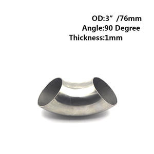 Suministro Directo de Fábrica, Tubos de Escape de Acero Inoxidable 201 de 90 Grados, Sistemas de Escape para Modificación de Automóviles - Product Image 2