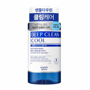 Happy Bath Deep Clean Bagnoschiuma Rinfrescante al Mentolo Tutto in Uno 900g Agrumi Salato in Forma Liquida Prezzo Scontato 1 Pezzo - Product Image 1