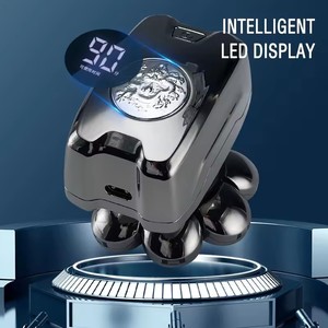 8-Đầu Không Thấm Nước Không Dây Điện Máy Cạo Râu Khô Ướt 5-Trong-1 Grooming Kit Cho Người Đàn Ông Trọc Có Thể Sạc Lại Với Có Thể Tháo Rời Dao Cạo - Product Image 2