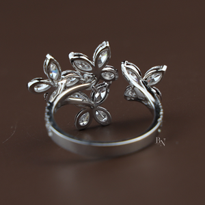 Anillo de Compromiso de Diamante Cultivado en Laboratorio de Lujo Premium de 2.1 Quilates para Mujer, Joyería Fina de Novia en Plata, Oro de 10K, Oro de 14K, Oro de 18K - Product Image 2