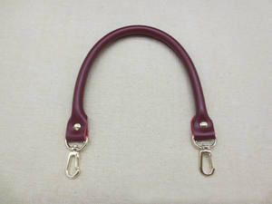 Bolso de cuero de vaca con asa, hebilla colgante, correa para el cinturón, color marrón y negro, 40cm, venta al por mayor - Product Image 6