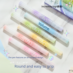 <span class=keywords><strong>Surligneur</strong></span> double tête bicolore à corps dégradé, couleurs <span class=keywords><strong>pastel</strong></span>, marqueur pour journal étudiant, papeterie de bureau, vente en gros - Product Image 4