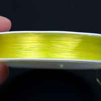0.5 0.6 0.7 0.8mm d'épaisseur, corde d'enveloppe de perles faite à la main, fournisseur ligne de cristal élastique extensible