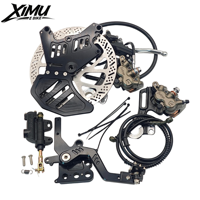 Kit de frein à disque arrière XIMU Ultra Bee 240 mm avec support double étrier pour motos Talaria MX3 MX4 - Rénovation/Mise à niveau