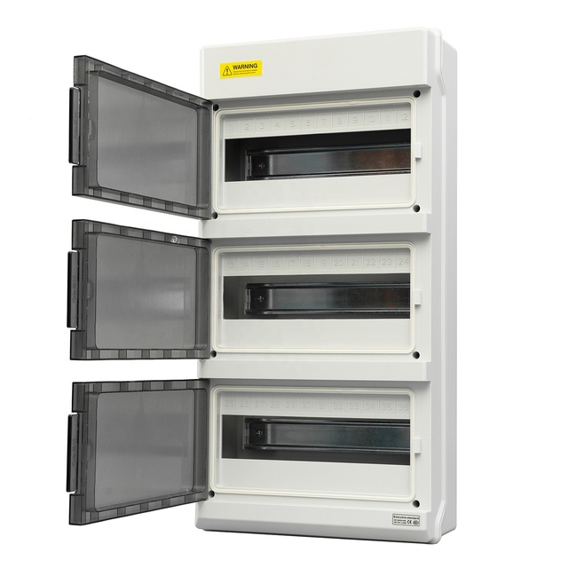 LYEBOX IP66 36way Waterproof Plastic Distribution Box ABS Plastic Electrical Db Junction Boxes Electrical Enclosure Control Box