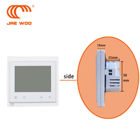 Thermostat intelligent moderne WIFI, contrôleur de température numérique intelligent, utilisation domestique et hôtelière, pièces de chauffage électriques, 603H blanc