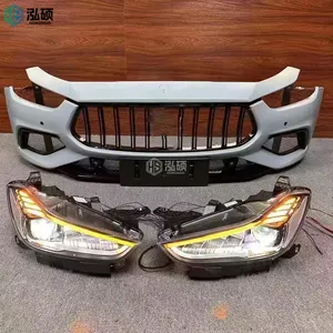 Hot Selling High Quality Car Body Kit Front Rear Bumper For Maserati Car Accessories With Ghibli Headlight Taillights Grille