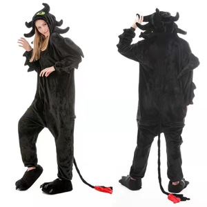 2026 Combinaison <span class=keywords><strong>Kigurumi</strong></span> Unisexe pour Adulte, Motif <span class=keywords><strong>Dragon</strong></span> Noir, Iron Man, Superman, Chaude, pour Cosplay et Vêtements d'Intérieur, Vente en Gros, Marque OEM Guangdong - Product Image 1