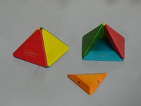 Puzzles en bois de haute qualité colonne pyramide bloc empilable bébé jouets en bois pour l'éducation des enfants