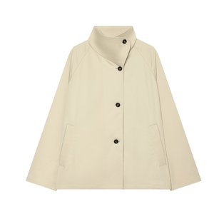 UNIZERA Manteau imprimé respirant à col mandarin et manches longues pour femme, style européen et américain, coupe ample et décontractée, collection automne 2026, 6712974 - Product Image 1