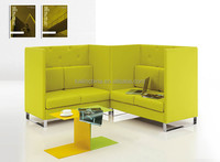 Meubles de bureau modernes de haute qualité, prix direct usine, matériau écologique, canapé en tissu personnalisé OEM, ensemble de canapés pour école, hôtel