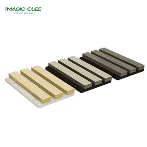 Master acoustic Wood Wall Slat Aku Panel Sound Absorption Panel Akupanels Oak Veneer panels