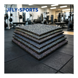 Dalles de sol en caoutchouc à démontage rapide, transport et relocalisation faciles pour salle de sport de location, espace d'activités de fitness éphémère - Product Image 1