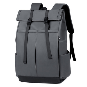 Sac à dos de voyage unisexe imperméable personnalisé pour homme, sac à dos convertible pour ordinateur portable, sac à dos décontracté à enroulement - Product Image 1