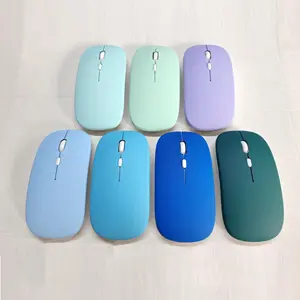 New BT Dual Mode Wireless Mouse Charging Silent Computer Laptop Office Game Luminescence Wireless Mouse