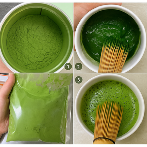 Poudre de thé vert matcha biologique de marque privée OEM de style japonais pour cérémonie - Product Image 5