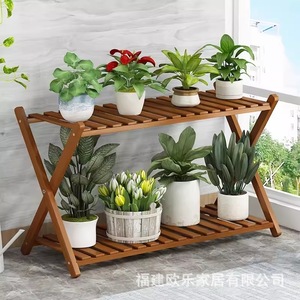Étagère à fleurs/support de rangement pour rebord de fenêtre intérieur, étagère sur pied en bois massif pour balcon et fenêtre en baie, pour plantes pothos et succulentes - Product Image 3