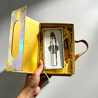 Machine de massage et de beauté OEM ODM Noble avec couvercle magnétique, boîte cadeau avec poignée et rembourrage EVA moulé pour les magasins de soins de la peau