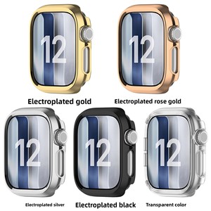 Carcasa Hueca con Diamantes Brillantes para <span class=keywords><strong>Apple</strong></span> Watch Series 12 43mm 47mm, Protector de Pantalla de PC, Accesorios para <span class=keywords><strong>Apple</strong></span> Watch 12 - Product Image 4