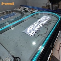 Letrero Luminoso Personalizado de Acero Inoxidable para Tienda con Letras de Canal, Letrero 3D Retroiluminado para Negocios, Letrero Metálico para Estudio