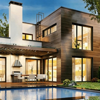 Maison modulaire certifiée CE et ISO ; Villa préfabriquée aux normes internationales avec matériaux internes ignifuges