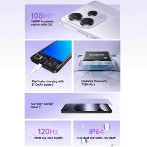 Xiaomi <span class=keywords><strong>Redmi</strong></span> <span class=keywords><strong>Note</strong></span> <span class=keywords><strong>14</strong></span> 5G Global Original, 8GB+256GB, Huella Dactilar en Pantalla, 6.67 Pulgadas, Carga Rápida Xiaomi 45, NFC, Teléfono Inteligente - Product Image 3