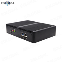 Mini-PC Serveur Réseau EGLOBAL NUC avec Processeur Intel Celeron J1800, Plus Petit Ordinateur de Bureau, 2 Ports LAN