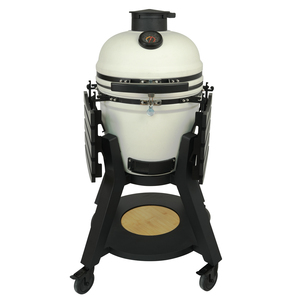 Auplex AU-18 Premium Ceramic Kamado Grill Stainless Steel 68cm Cooking Surface Smokeless Charcoal Design <strong>Compact</strong> Portable <strong>BBQ</strong> - Product Image 2