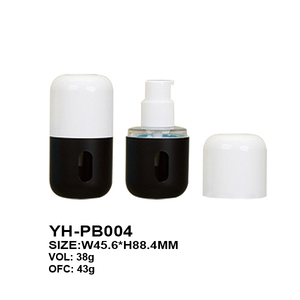 ขวด PETG ทรงกระบอกน่ารักหลากสี หัวปั๊มสีดำ ขวดโลชั่นเปล่า ขวดรองพื้นแบบน้ำ  พร้อมฝาปิด - Product Image 2
