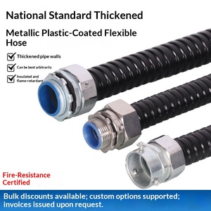 Gaine de câblage flexible en acier galvanisé plastifié Jingsheng, résistante au feu, pour le routage de câbles <span class=keywords><strong>13</strong></span>/16/20/25 mm - Product Image 3