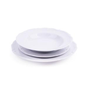 Servizio di Piatti in Porcellana Excelsa Mademoiselle, 18 Pezzi, Bianco Elegante - Product Image 2