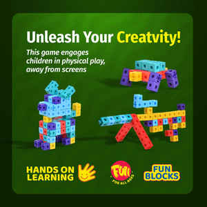 Toysaga Link N Lock, Bloques de Construcción de Plástico para Niños, Juguete Educativo de Matemáticas, Juego de Actividades para Niños de Tres Años en Adelante - Product Image 4