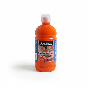 Peinture Gouache Tempera Marque Peiyong 500ml Jaune Orange pour Projets Artistiques et Artisanat sur Toile, Papier, Verre – Coffret Fabriqué en Chine - Product Image 2