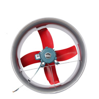 Ventilateur axial anti-explosion résistant au feu, à montage sur conduit, avec pales en acier inoxydable, roulement à billes, personnalisable OEM