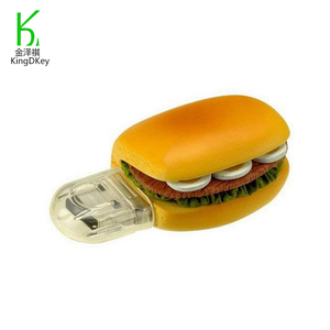 مخصص PVC تصميم مخصص 3D PVC البطاطس المقلية محرك الهامبرغر عصا الذاكرة المخابز هدية شخصية - Product Image 3