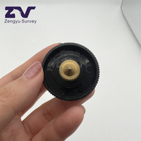 Zengyu Vis à pied de réglage en plastique en acier au carbone torsadé à la main Vis à tête en plastique DZS3-1