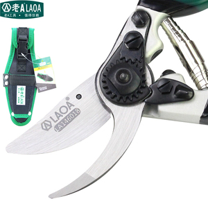 Juego de Tijeras de Podar de Estilo Japonés LAOA de 8 Pulgadas, de Alta Dureza, con Mecanismo de Trinquete Manual, con Bolsa de Cintura, Juego de Herramientas de Jardinería - Product Image 4