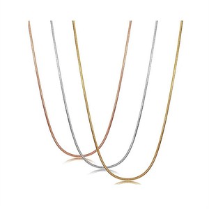 Colares de Cadeia Figaro em Aço Inoxidável de Tamanho Personalizado 2mm 3mm 4mm para Homens e Mulheres - Product Image 6