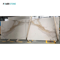 Dalles de pierre artificielle POWER STONE pour salle de bain, grand format, design marbre, dalles de sol et murales PX030505-3, fabrication chinoise