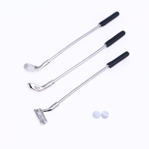 Creative 5pcs Set <strong>Mini</strong> Golf Club Dollhouse Decoration DIY <strong>Christmas</strong> Mischief Elf Decorative Props - Product Image 1