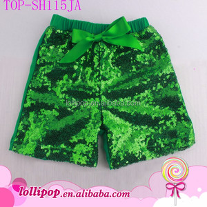 Poco Fashionista Estate Sequin Breve <span class=keywords><strong>Mutandine</strong></span> Multicolore Del Bambino Ragazze Shiny Shorts Boutique Sparkle Modello Del Bambino Immagini - Product Image 4