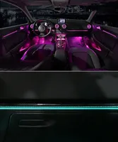 30 couleurs pour Audi A3 8V 8Y S3 RS3 2013-2021 OLIVER, éclairage ambiant décoratif, éclairage LED pour tableau de bord, éclairage d'ambiance pour les aérateurs