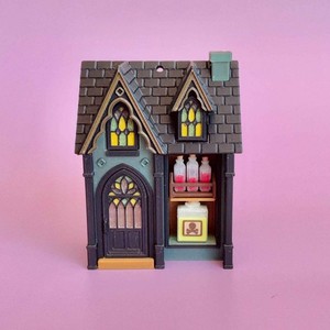 3D-gedrucktes Horrorhaus-Clicker-Spielzeug, Halloween-Themen-Gruselhaus, stressabbauendes Knopfspielzeug, Fingerdruck-Druck-und-Klang-Anhänger - Product Image 6
