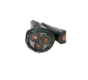 Câble de distribution d'énergie souterrain isolé en XLPE, blindé en fil d'acier, gaine en PVC, 0,6/1 kV YJV32 XLPE Ins - Product Image 6