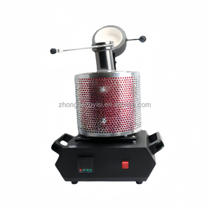 Fourneau à induction portatif pour la fusion de l'or, de l'argent, du cuivre et de l'aluminium, fourneau électrique de table pour la fusion des métaux - Product Image 1