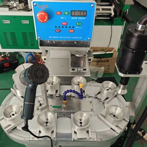 Máy in <span class=keywords><strong>pad</strong></span> quay một màu hiệu suất cao với hệ thống làm sạch và sấy bằng plasma dành cho chai mỹ phẩm, đồ chơi - Product Image 2